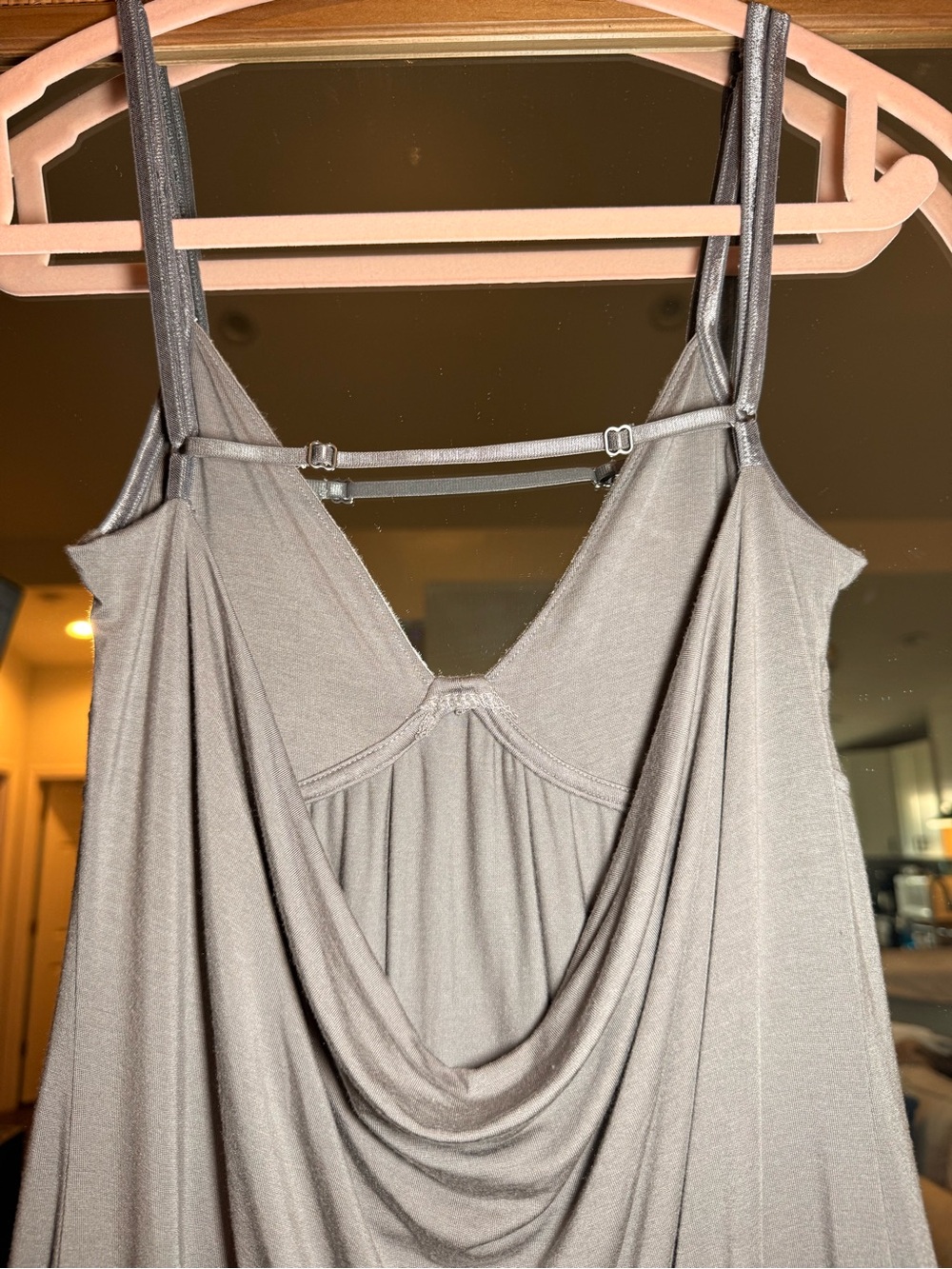 Joah Brown NWOT Cowl Back Mini Dress Shadow - Picture 11 of 13